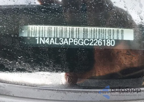 2016 Nissan Altima 2.5 Sr from USA, damaged, VIN 1N4AL3AP6GC226180